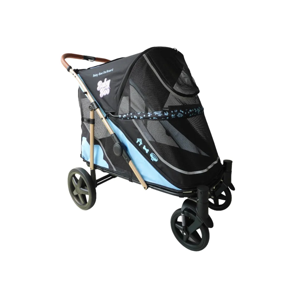 Baby Boo XL Multipet Fashion Stroller (Blue)