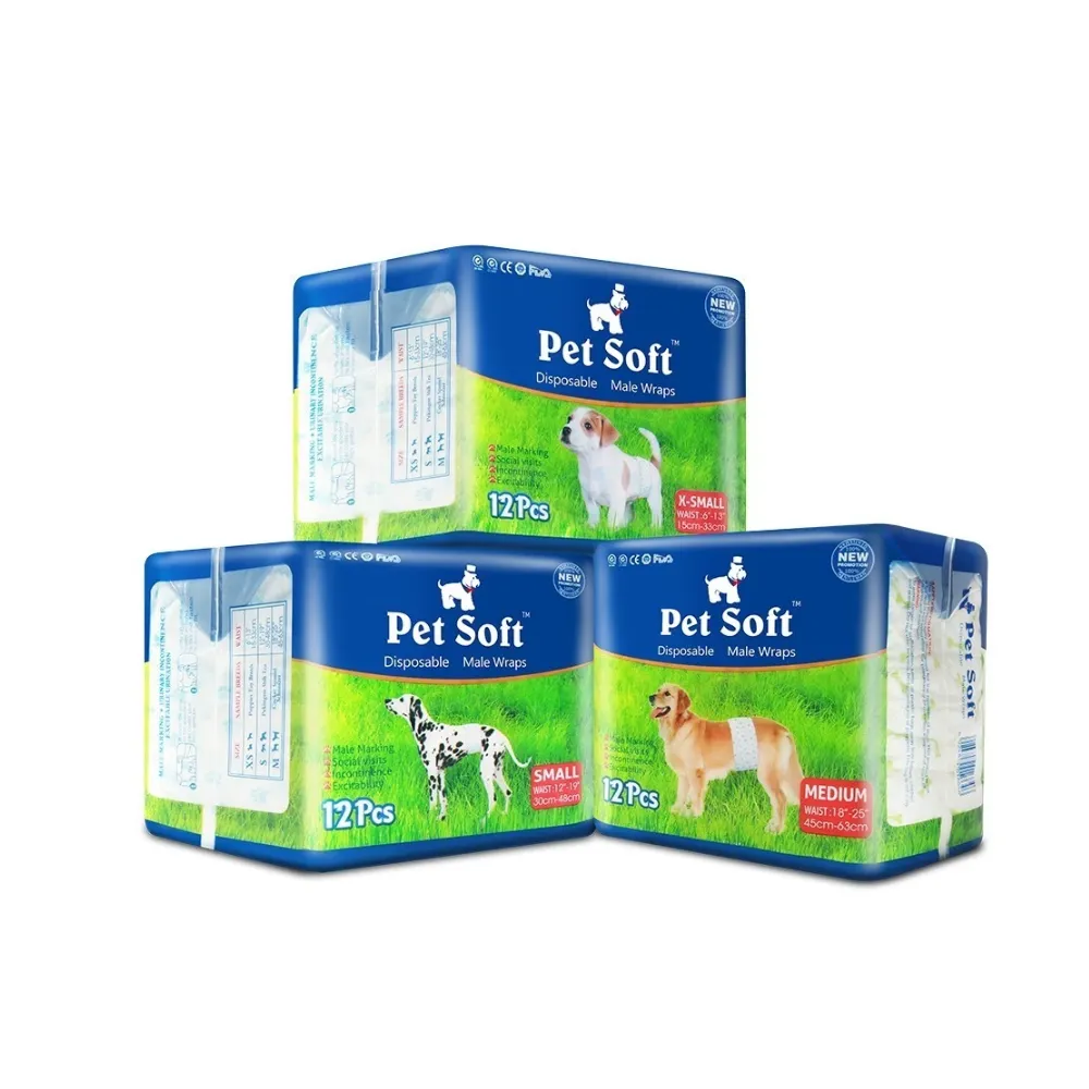 Pet Soft Diaper Male (XS)