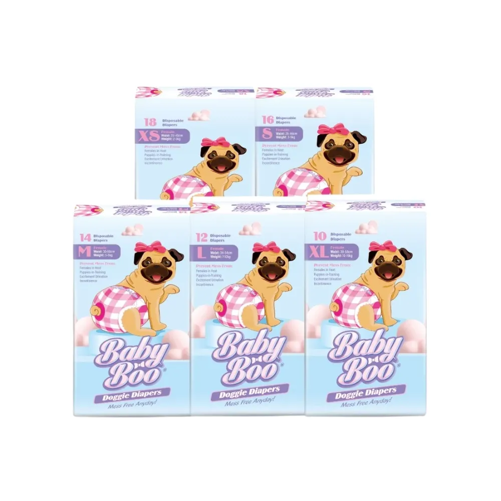 Baby Boo Pet Diaper Female (XS - 18pcs)