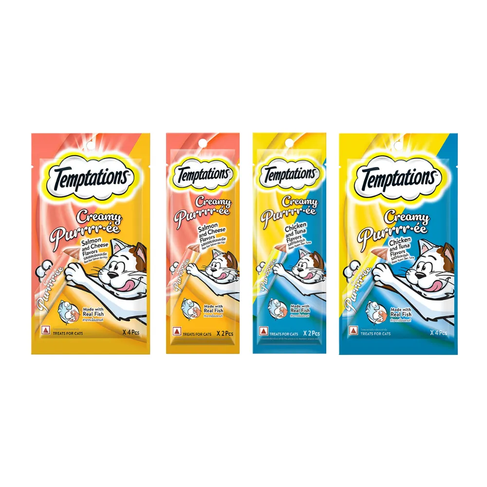 Temptations Creamy Purrr-ee Cat Treats