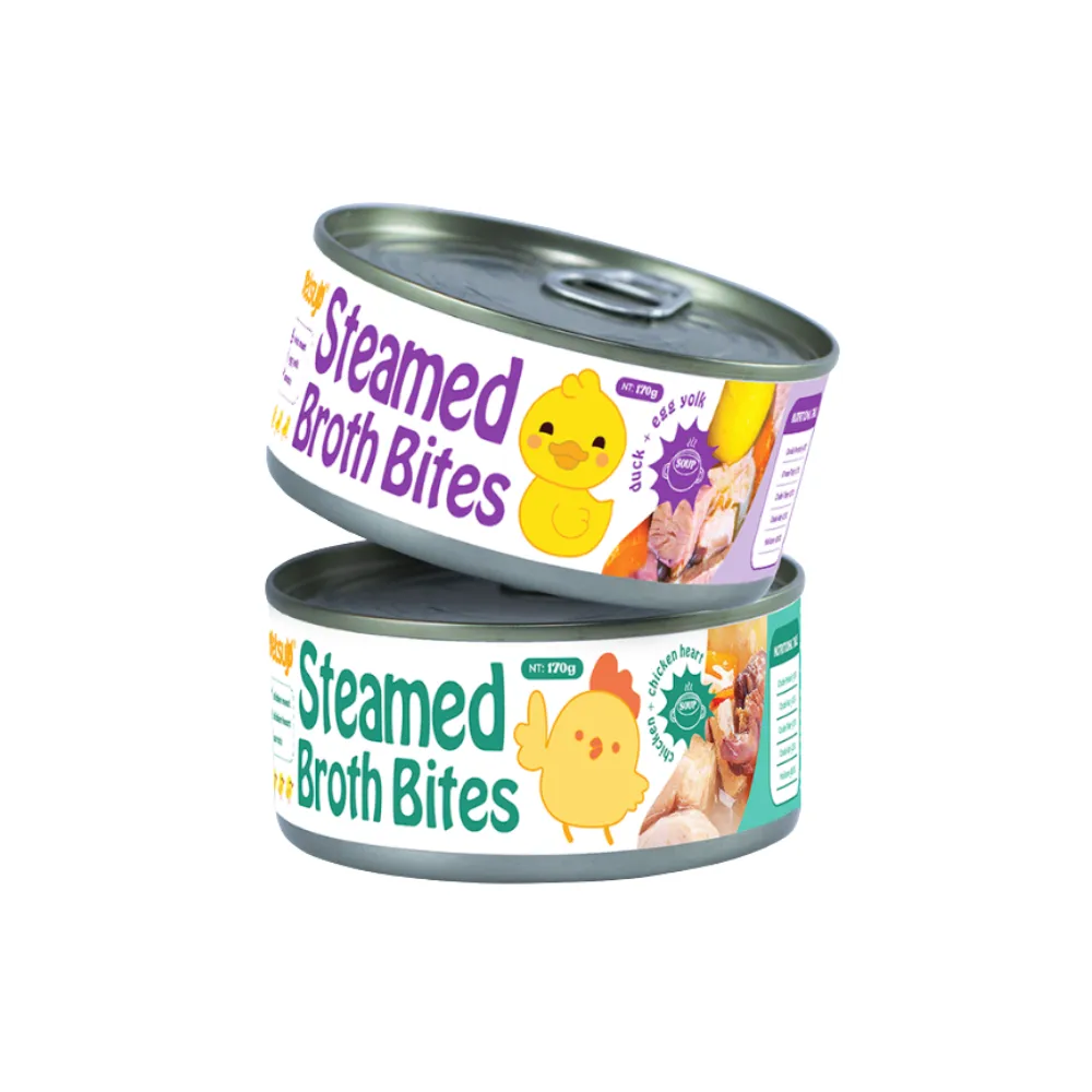 Petsup Steamed Broth Bites Dog Wet Food (Can) 170g