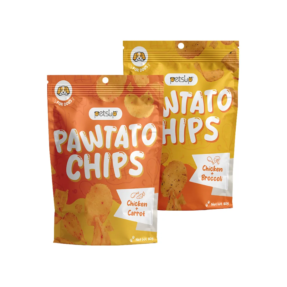 Petsup Pawtato Chips Dog Treats 80g