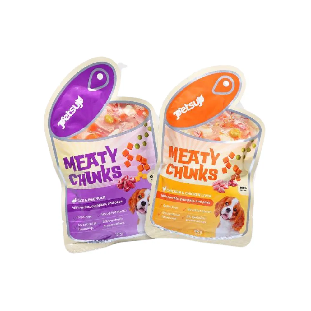 Petsup Meaty Chunks Dog Wet Food (Pouch) 100g