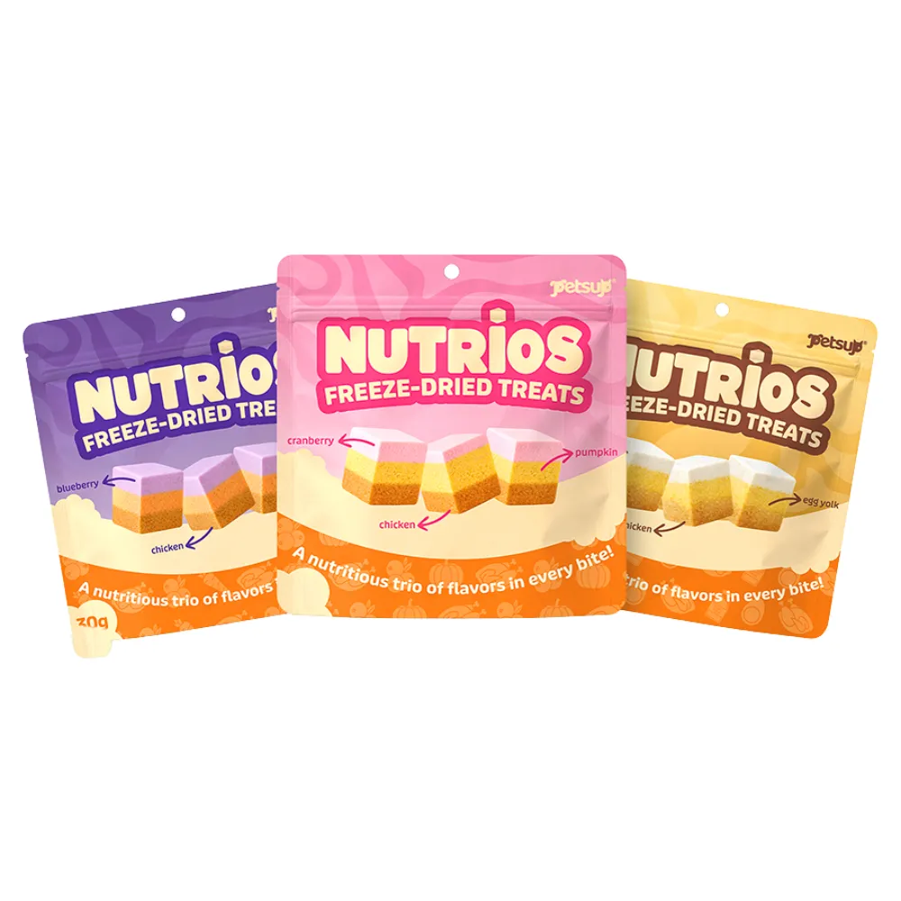Petsup Nutrios Freeze-Dried Pet Treats 30g (Chicken & Pumpkin & Cranberry)
