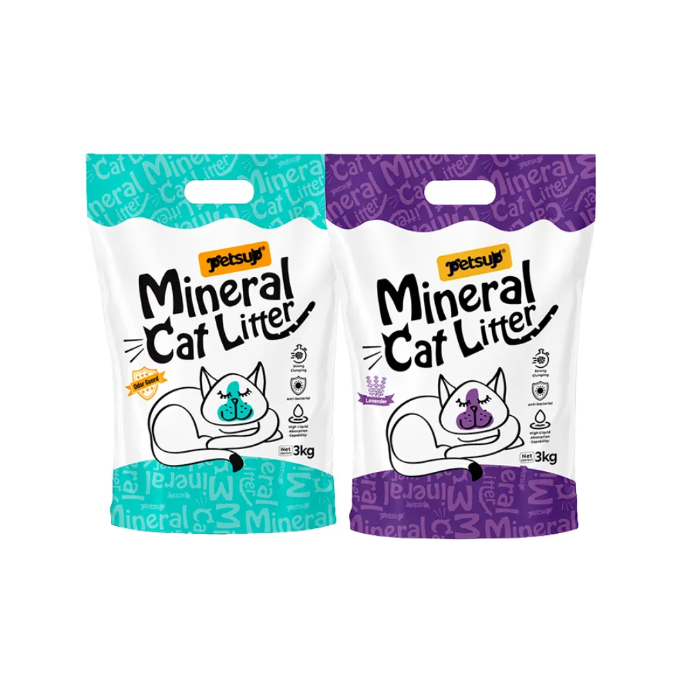 Petsup Mineral Cat Litter 3kg (Lavender)