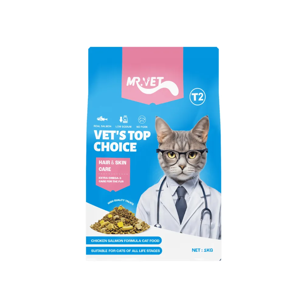 Mr.Vet T2 Hair & Skin Care Holistic Dry Cat Food 1kg