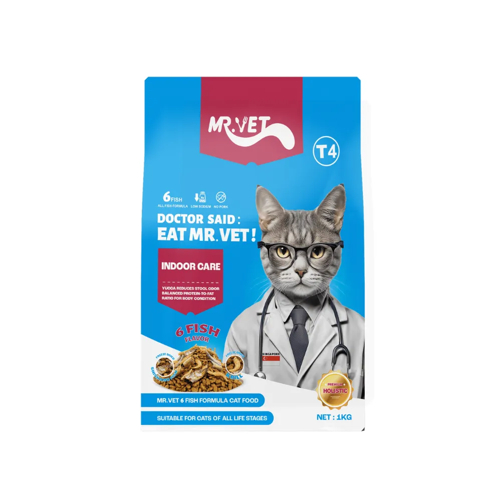 Mr.Vet T4 Indoor Care Holistic Dry Cat Food 1kg