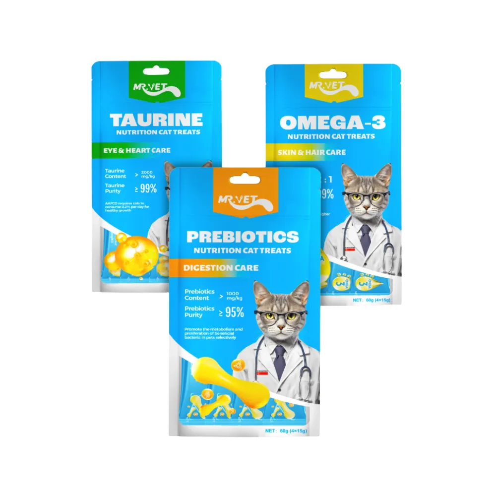 Mr.Vet Nutrition Cat Treats 4 x 15g (Taurine)