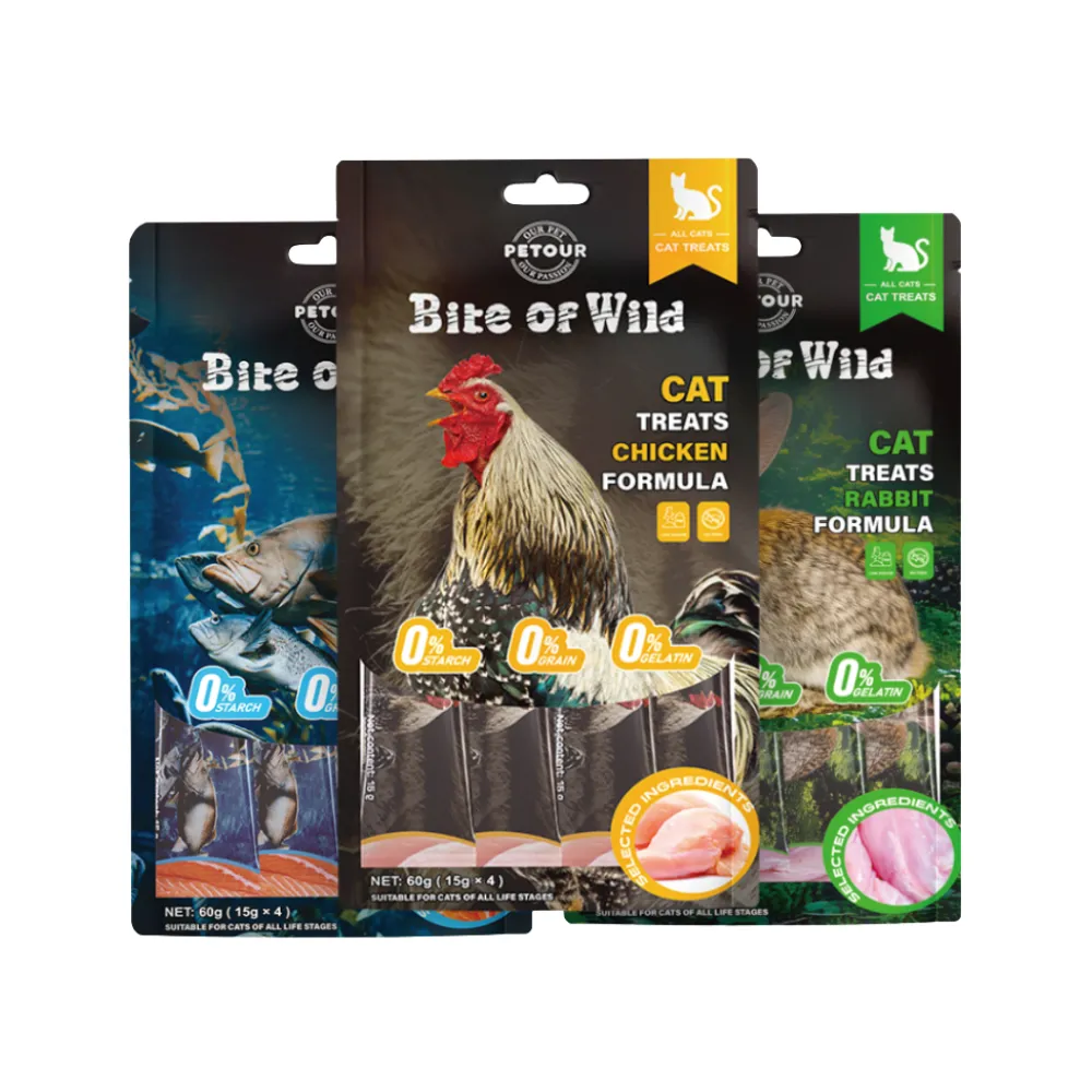 Bite of Wild Cat Treat Sticks 4 x 15g (Rabbit)