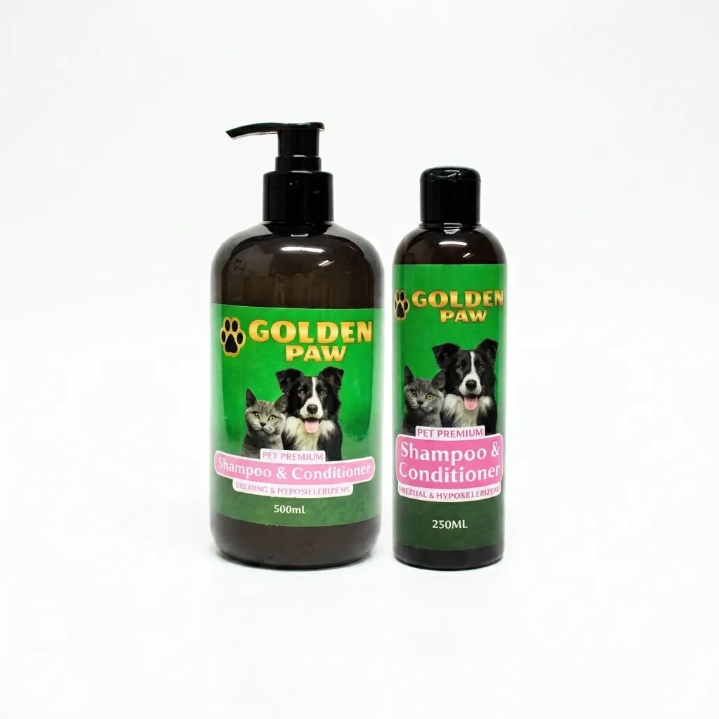 Golden Paw Premium Pet Shampoo & Conditioner
