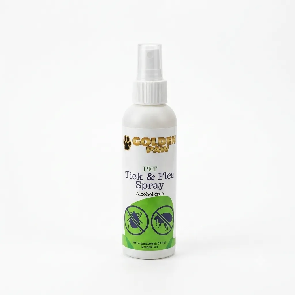 Golden Paw Tick & Flea Spray 150ml