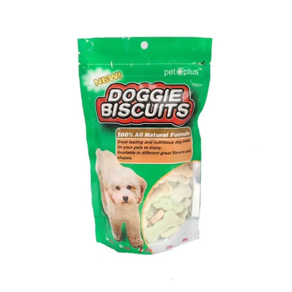 Pet Plus Doggie Biscuits 200g (Calcium Milky Biscuit - Beef & Milk)