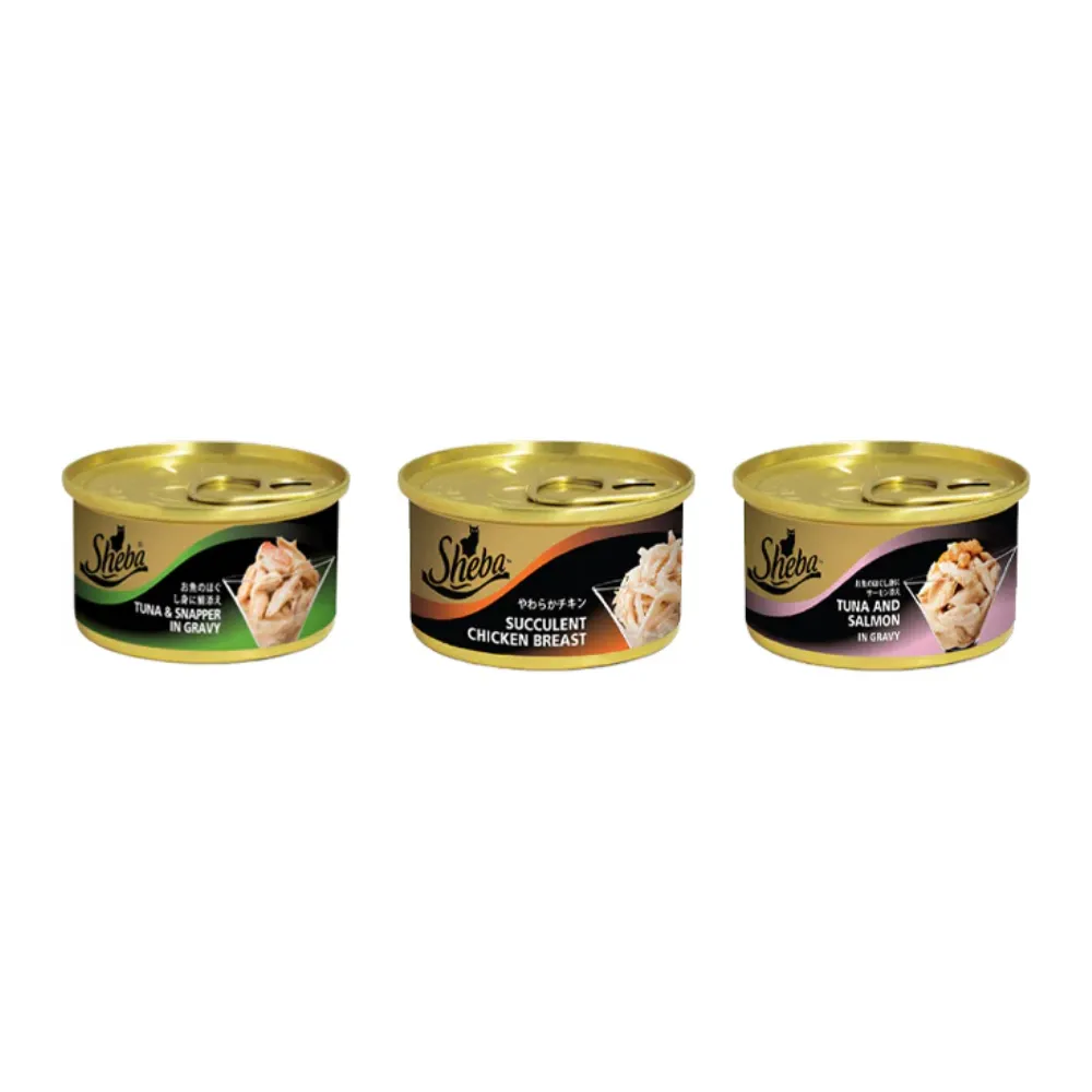 Sheba Adult Cat Wet Food (Can) 85g