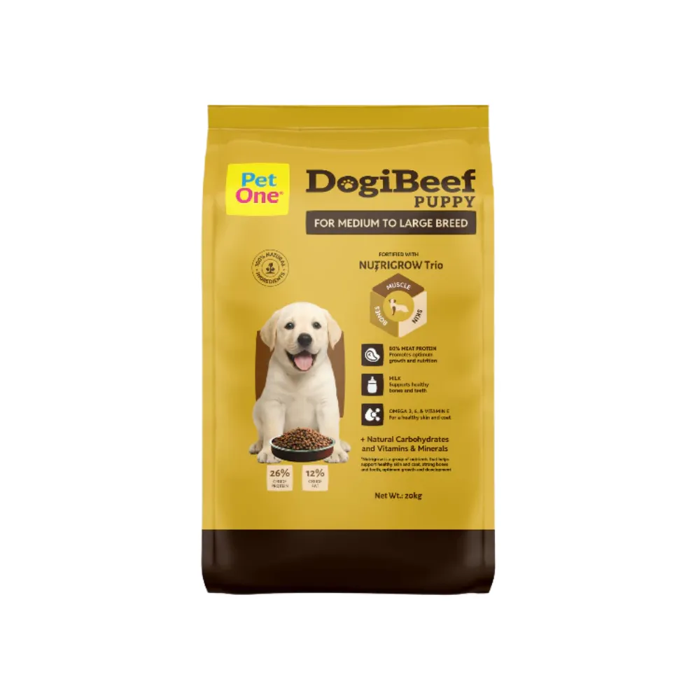 Pet One Dogibeef Puppy Dry Dog Food 20kg