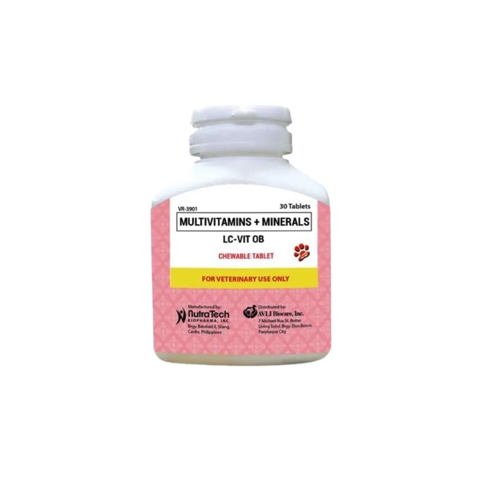 LC-Vit OB Prenatal & Lactation Chewable Tablets 30pcs