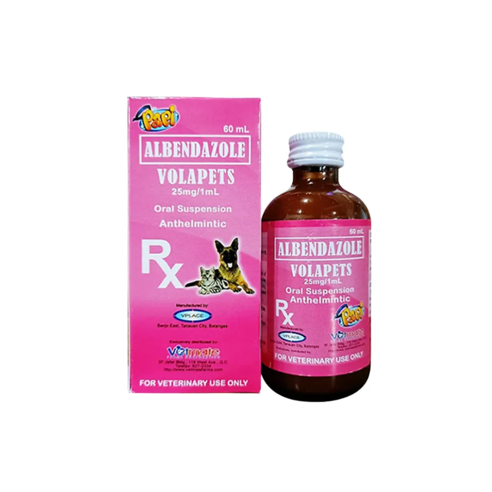 Papi Volapets Albendazole Dewormer 60ml