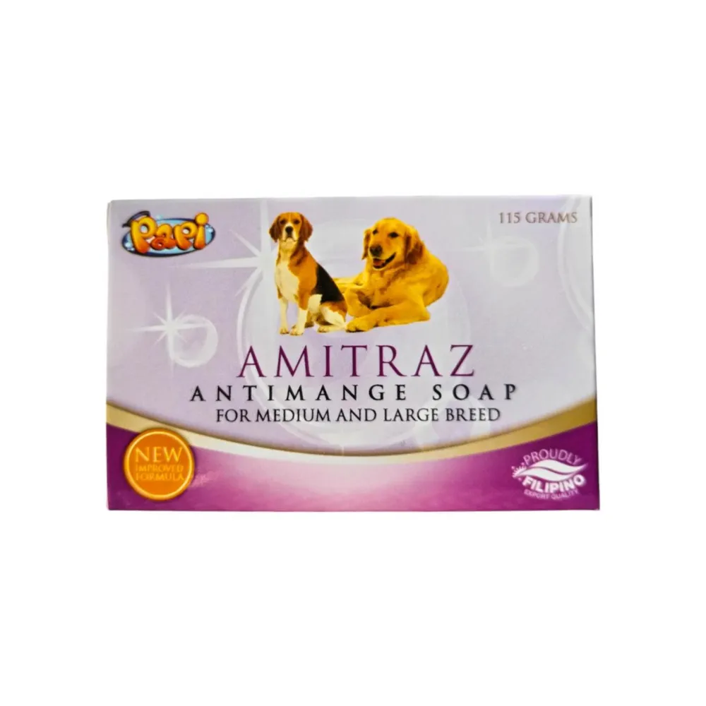 Papi Amitraz Medicated Pet Soap 115g