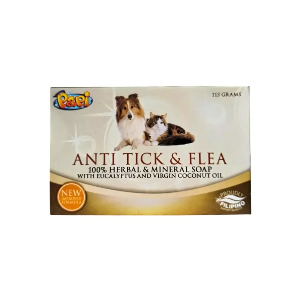 Papi Tick & Flea Pet Soap 115g