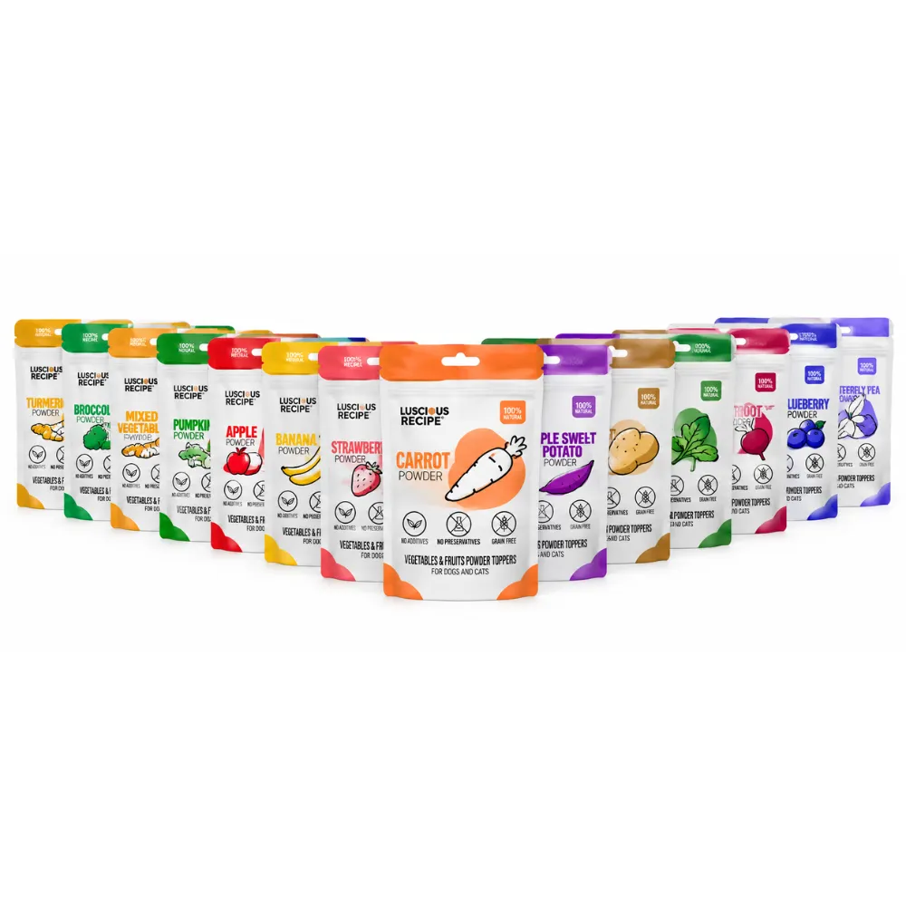Luscious Recipe Appetite Booster Fruit & Vegetable Powder Topper 80g