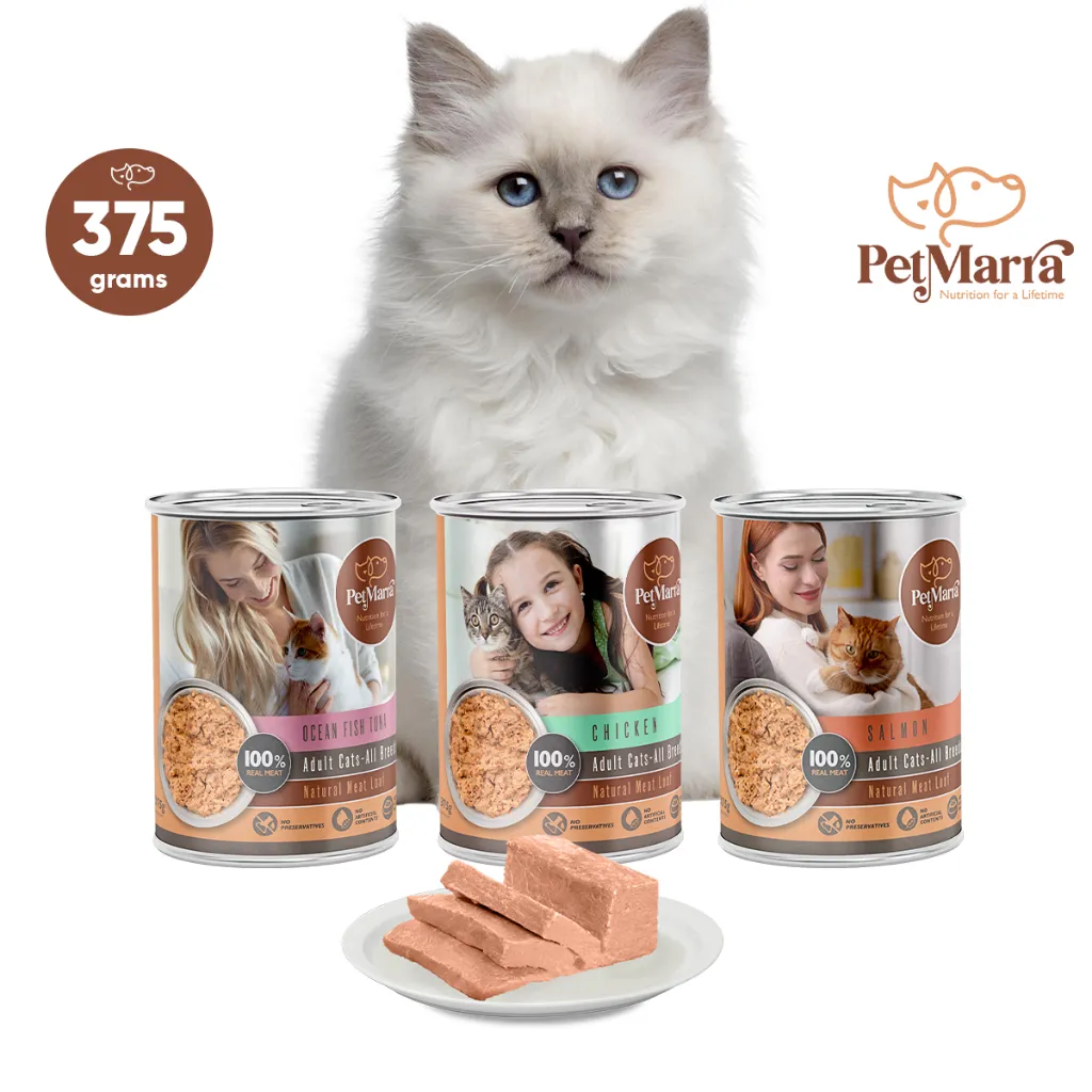 PetMarra Adult Cat Meat Loaf Canned (Ocean Fish Tuna)