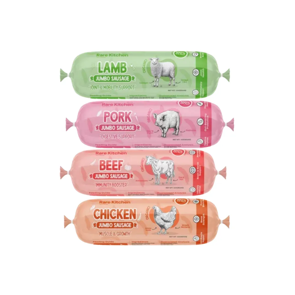 Bare Kitchen Premium Jumbo Ham Sausages 100g