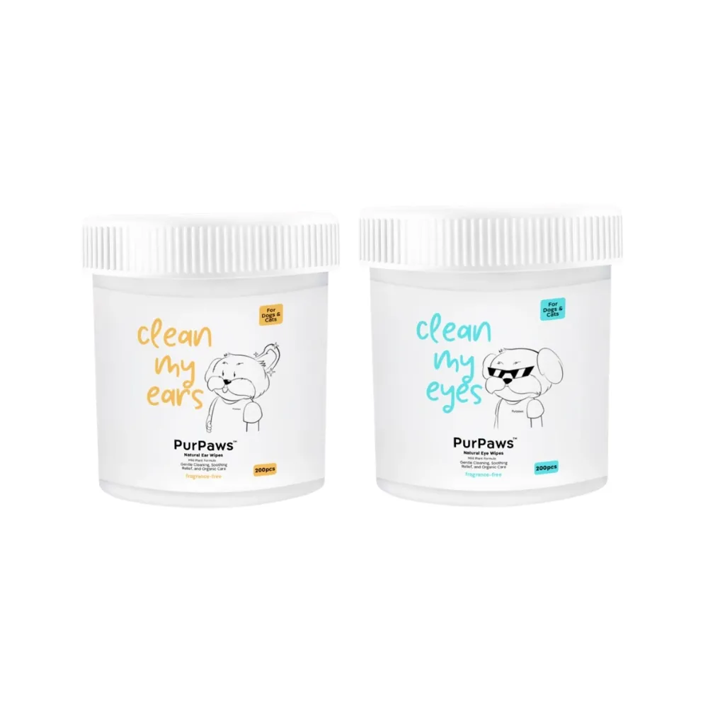 PurPaws Eye & Ear Wipes 200pcs (Ear Wipes)