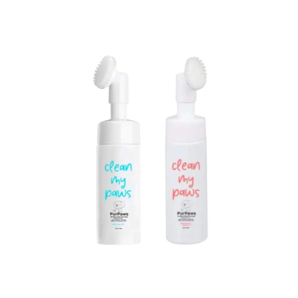 PurPaws No-Rinse Fluffy Coat Cleansing Foam 150ml (Watermelon Swoosh)