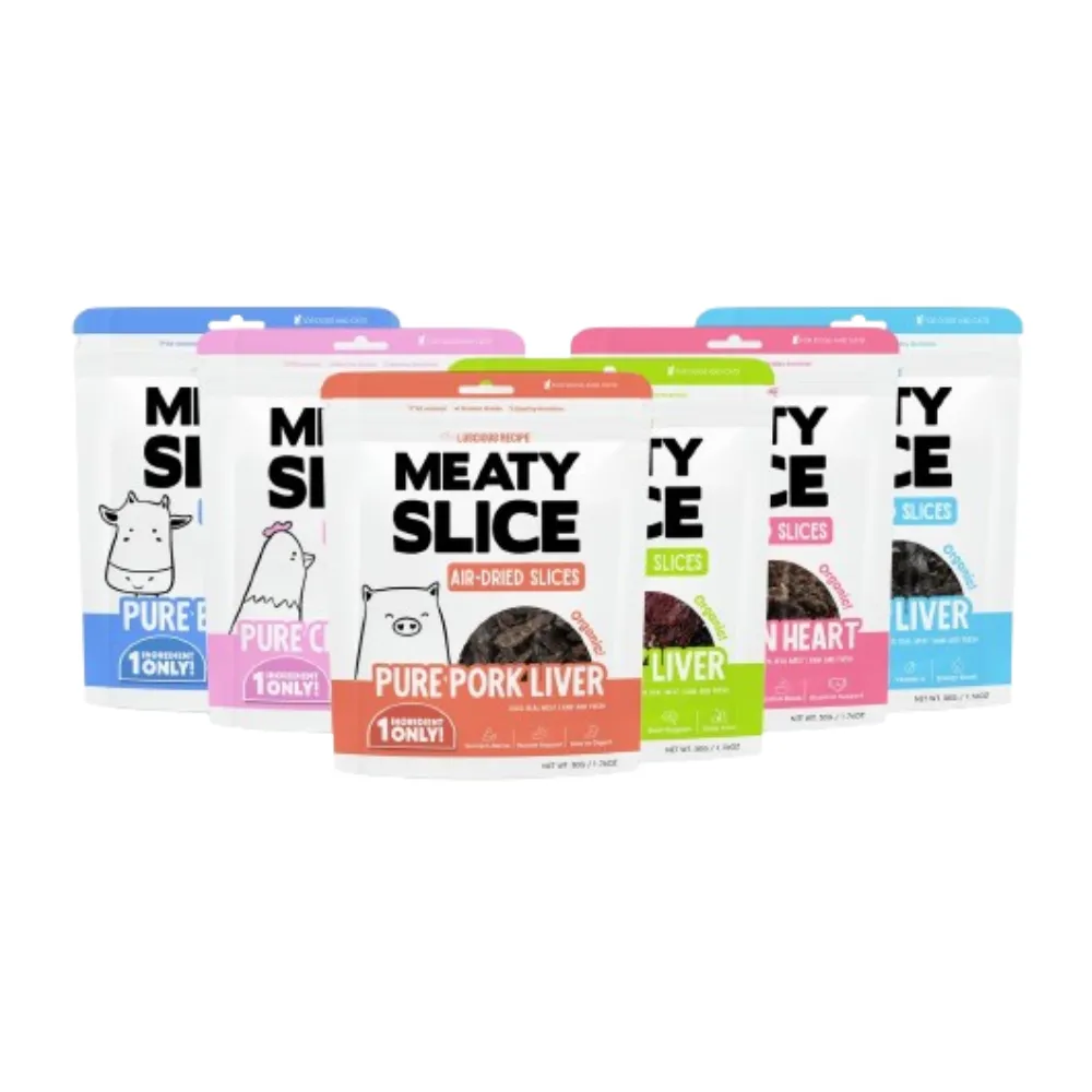 Luscious Recipe BARF Meaty Slice Treats 45g (Beef Liver - 45g)