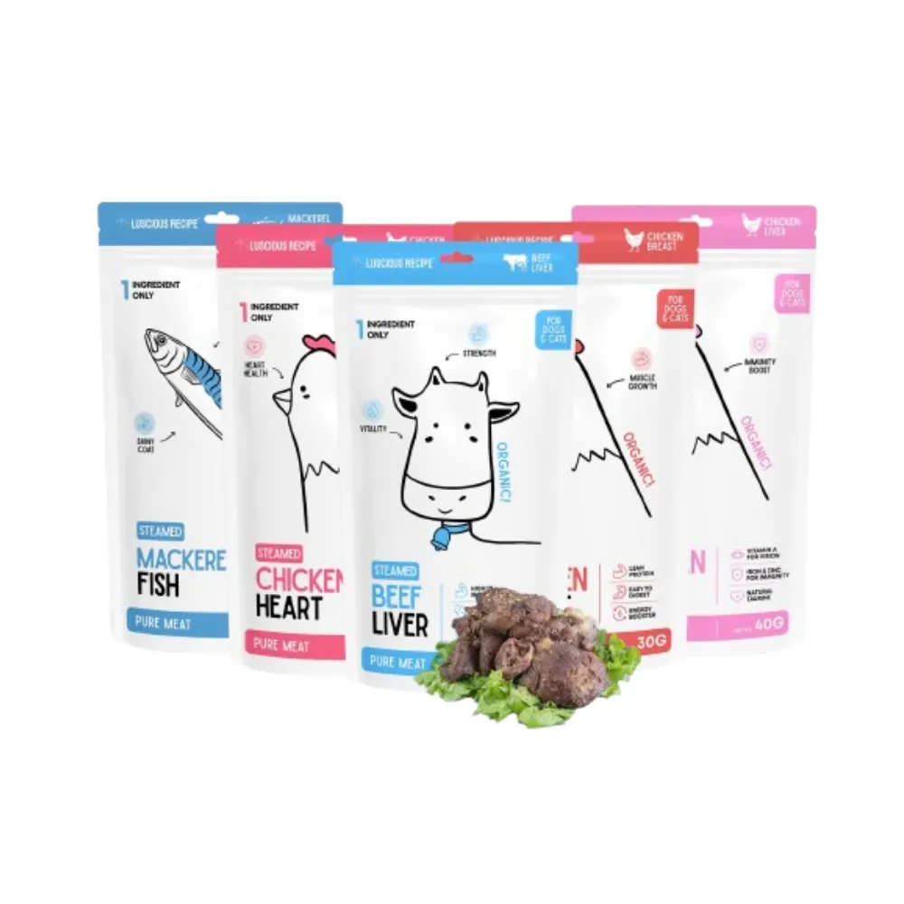 Luscious Recipe Steamy Chomp Single-Ingredient Treats (Beef Liver - 40g)