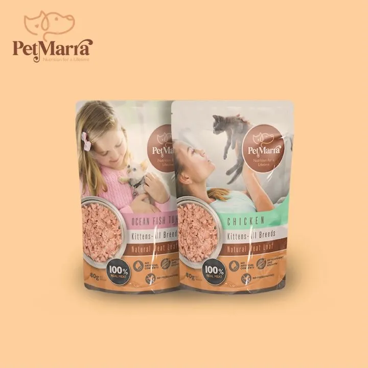 PetMarra Kitten Meat Loaf Pouch (Ocean Fish Tuna)