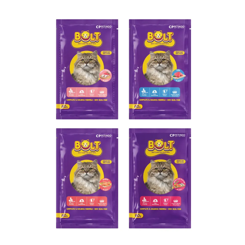 Bolt Adult Cat Wet Food (Pouch) 80g