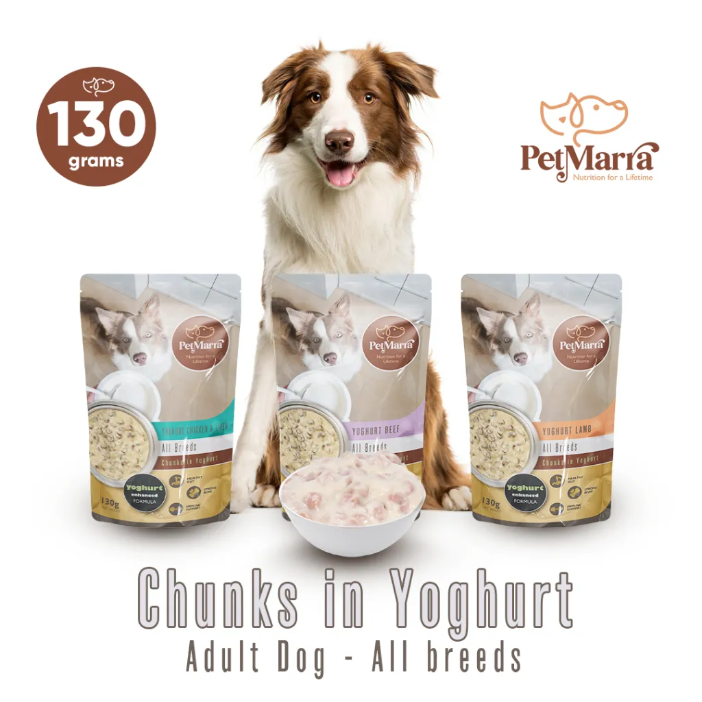 PetMarra Chunks in Yoghurt for Dog Pouch