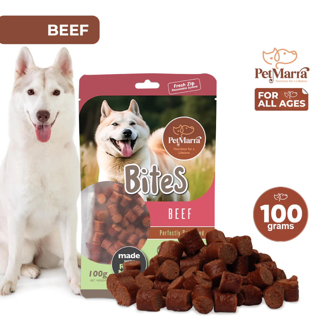 PetMarra Bites for Dogs (Beef)