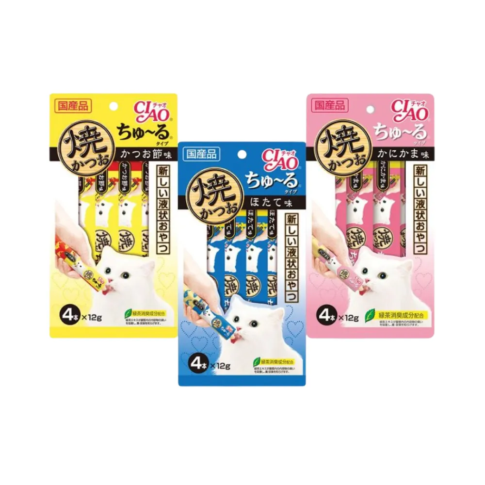 Ciao Churu Grilled Cat Treats 4 x 12g