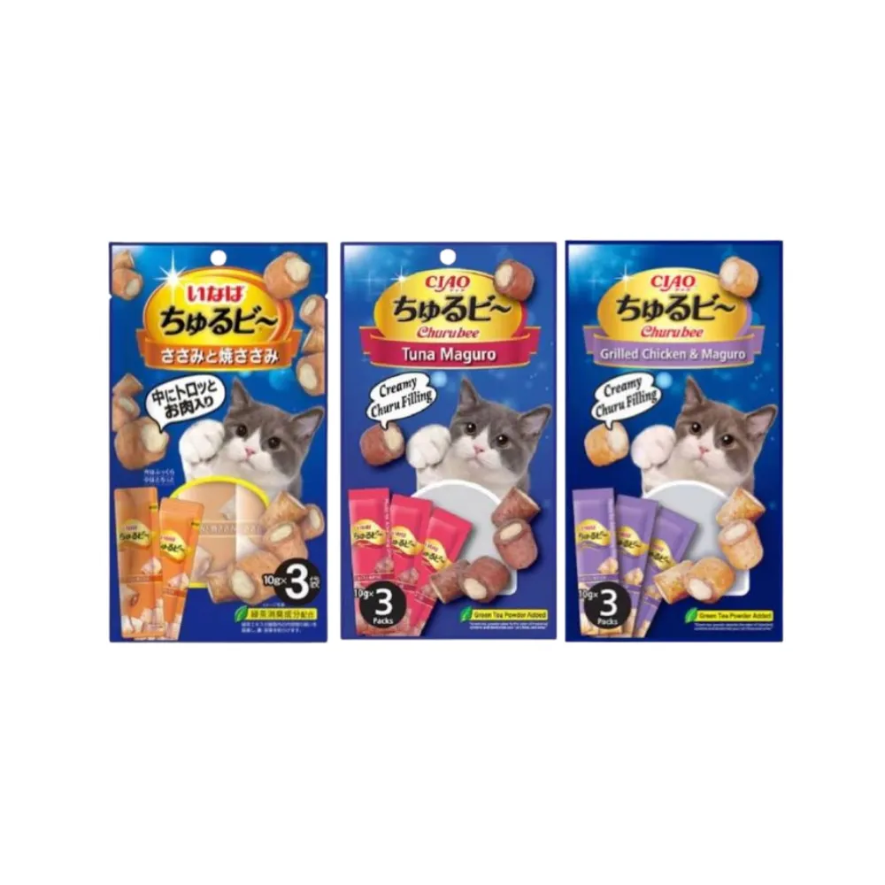 Ciao Churubee Cat Treats 3 x 10g