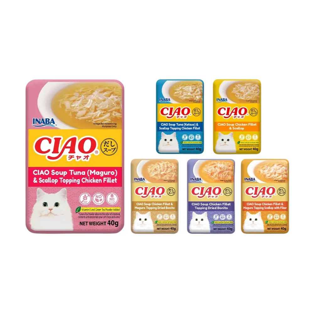 Ciao Soup Fillet Cat Wet Food (Pouch) 40g