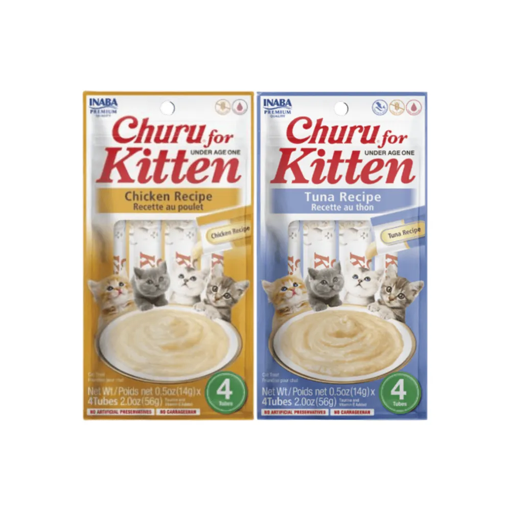 Inaba Churu Kitten Cat Treats 4 x 14g