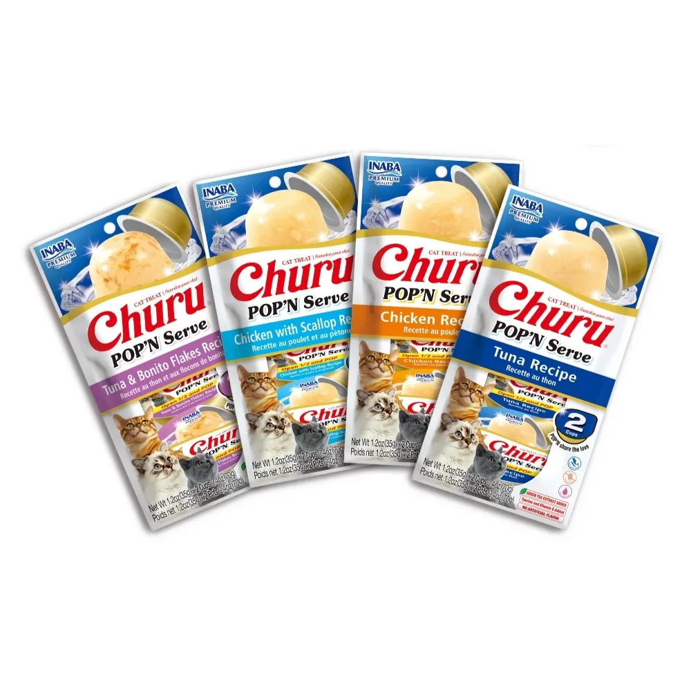 Inaba Churu Pop n' Serve Cat Treats 2 x 35g