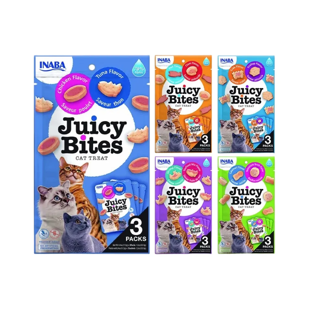 Inaba Juicy Bites Cat Treats 3 x 11.3g