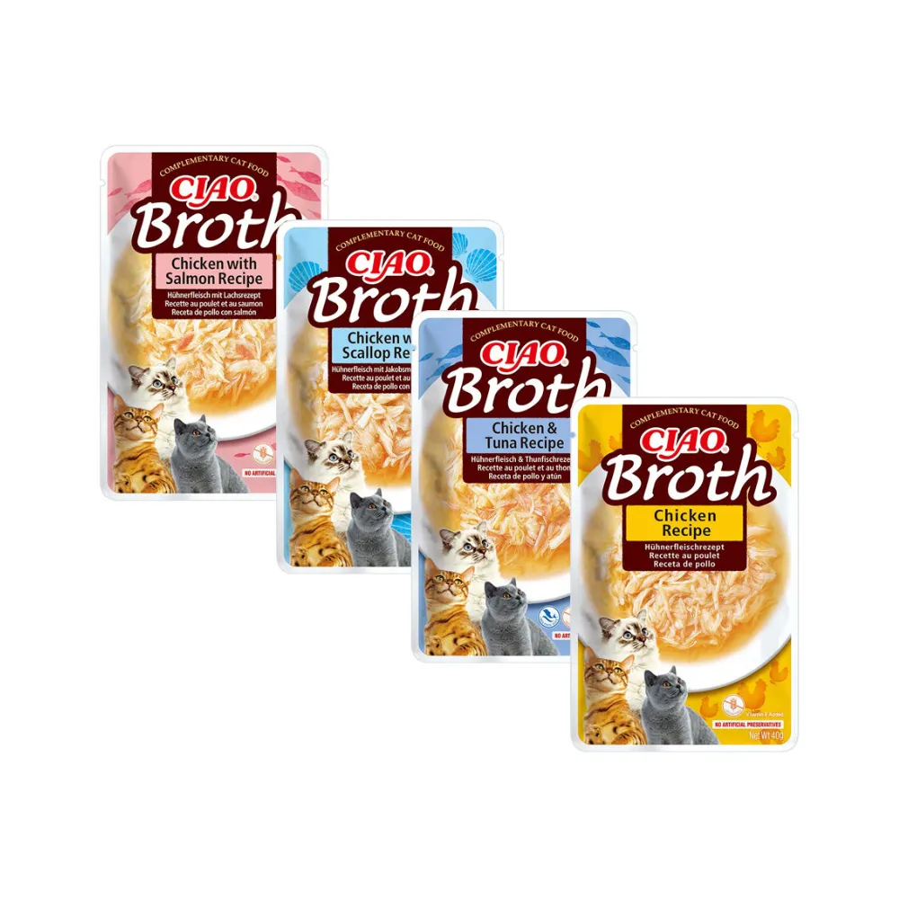 Inaba Churu Broth Cat Wet Food (Pouch) 40g