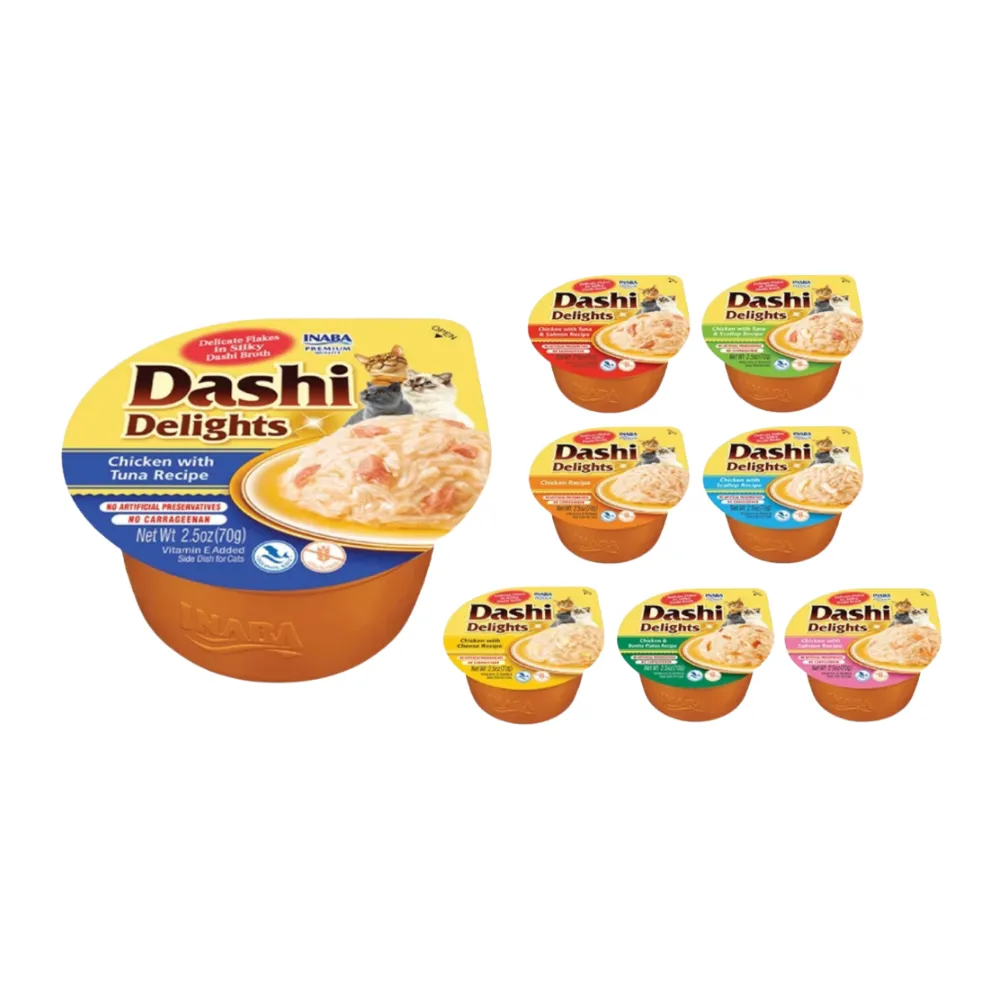 Inaba Dashi Delights Cat Wet Food Cup 70g