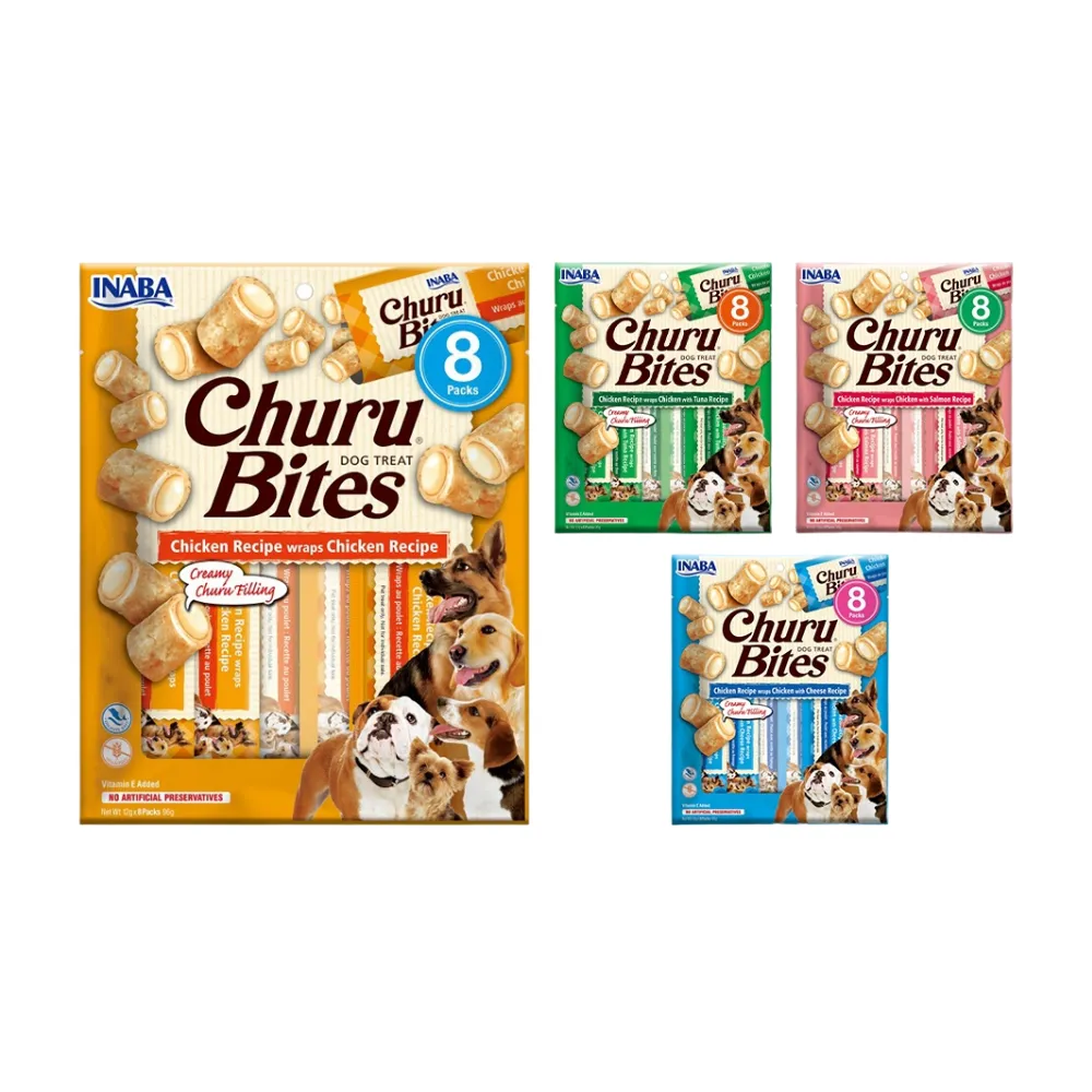 Inaba Churu Bites Dog Treats 8 x 12g