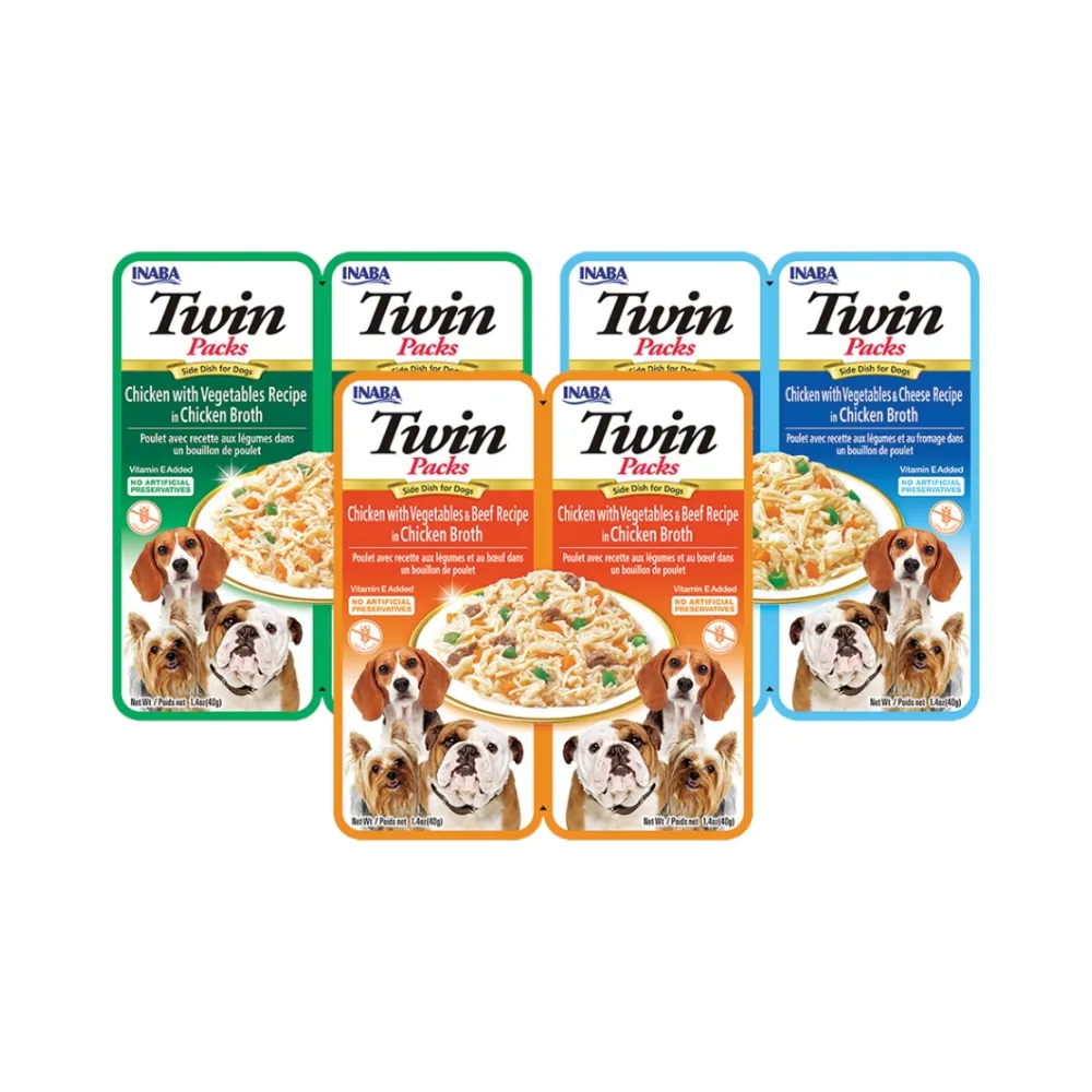 Inaba Twin Packs Dog Wet Food 2 x 40g