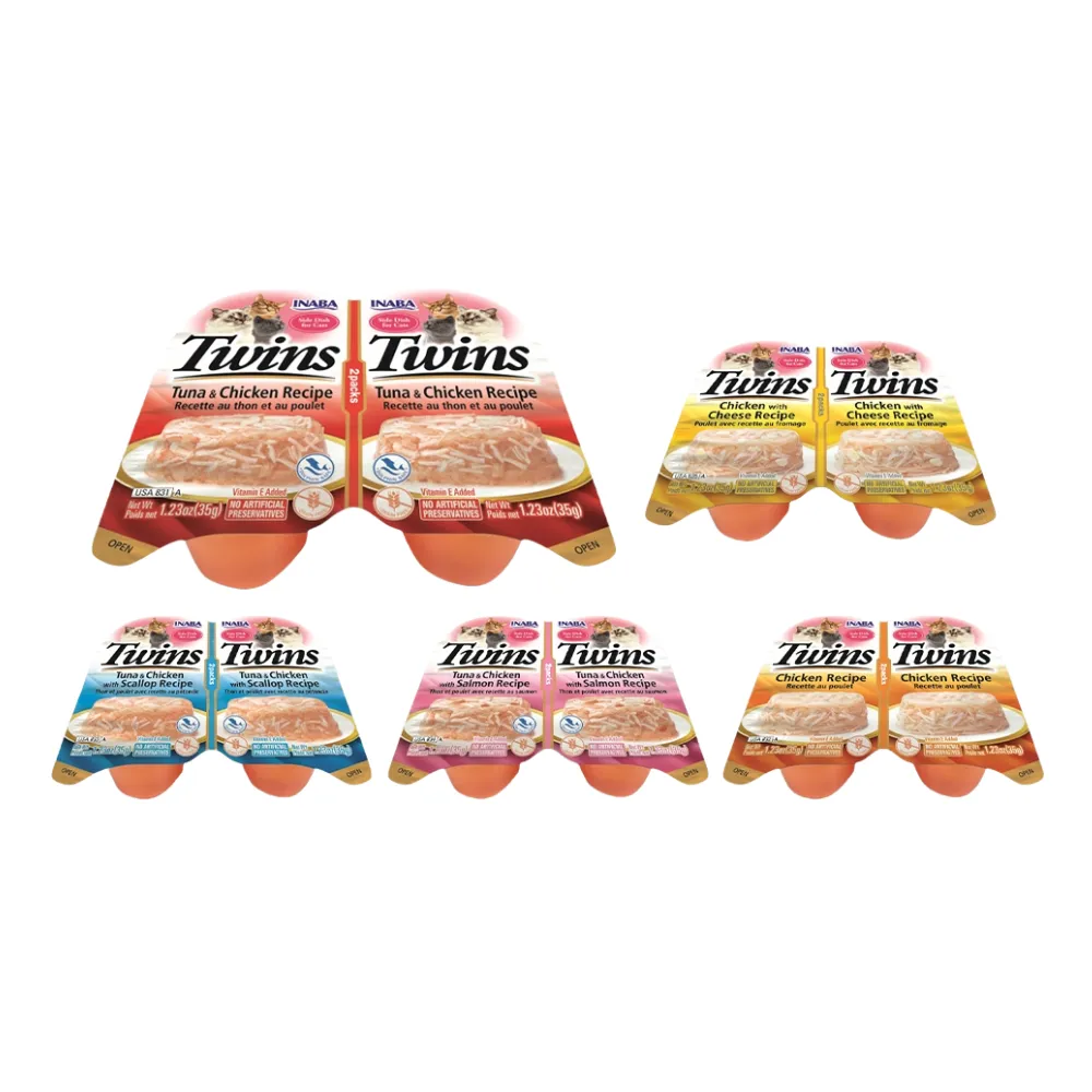Inaba Twin Cups Cat Wet Food 2 x 35g