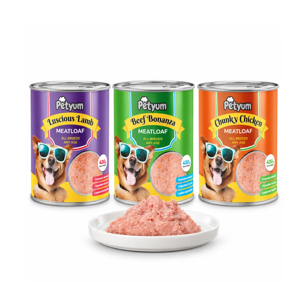PetYum Dog Loaf Wet Food (Can) 430g