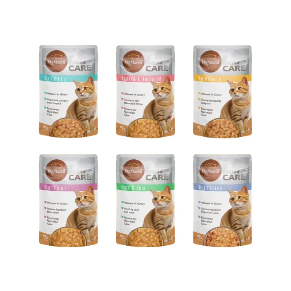 PetMarra Feline Care Wet Food Pouch 85g