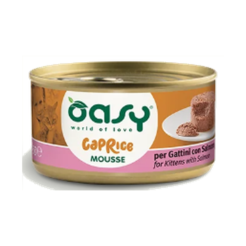 Oasy Caprice Mousse for Kittens (Salmon)