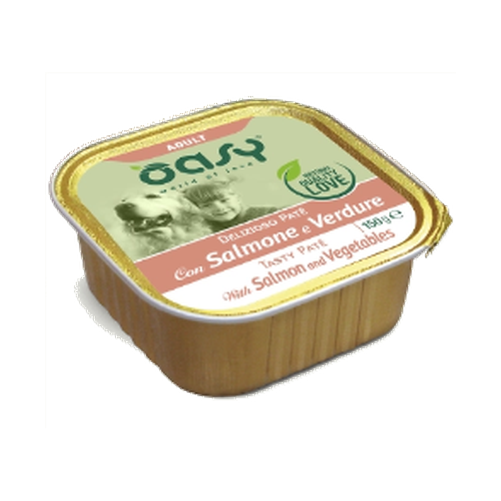 Oasy Wet Dog Tasty Pate Adult (Salmon & Vegetables)