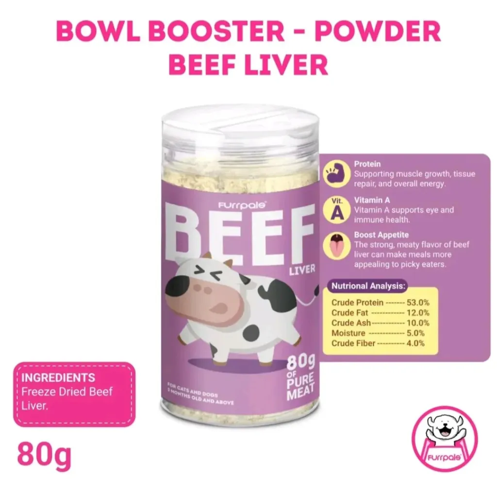 Furrpals Bowl Booster Powder Topper (Beef Liver)
