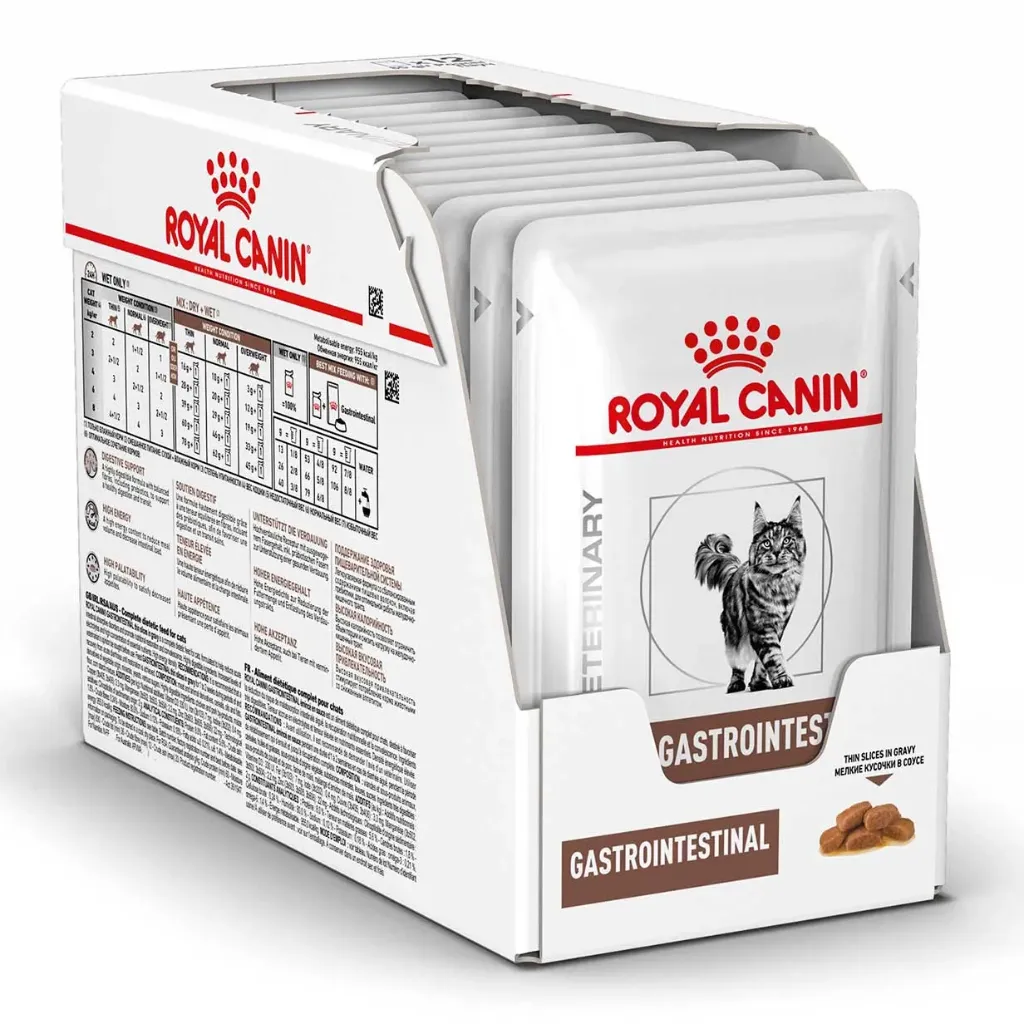 Royal Canin Veterinary Diet Gastrointestinal Feline Pouch (85g x 12)